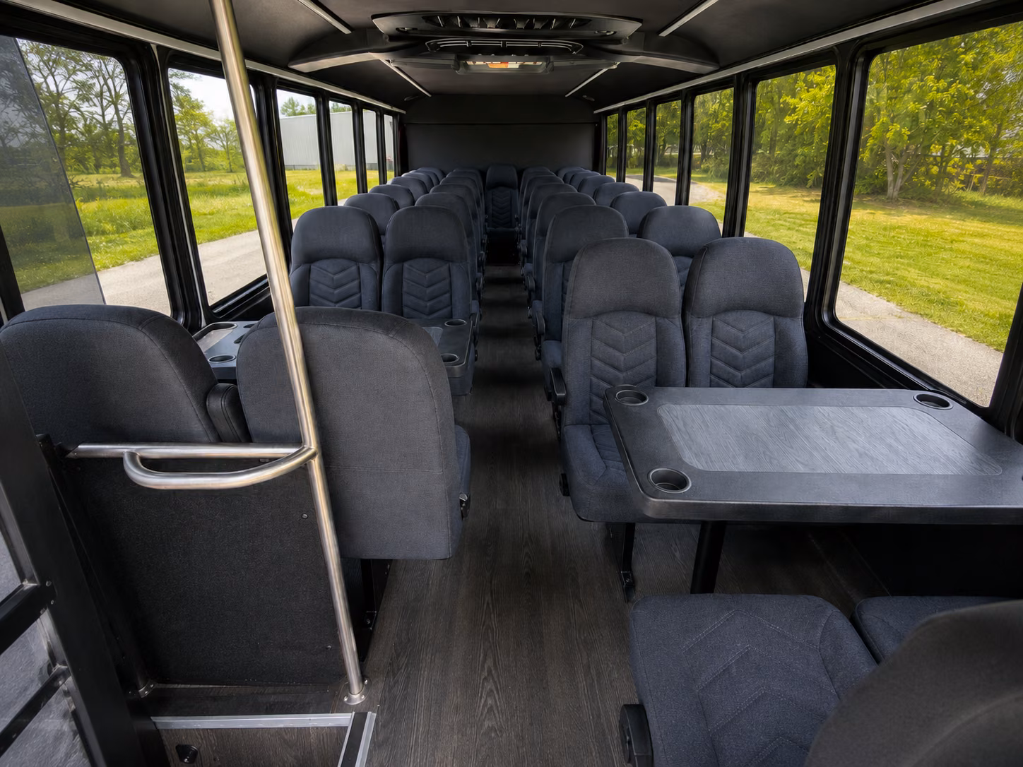 sparks 20 passenger minibus interior