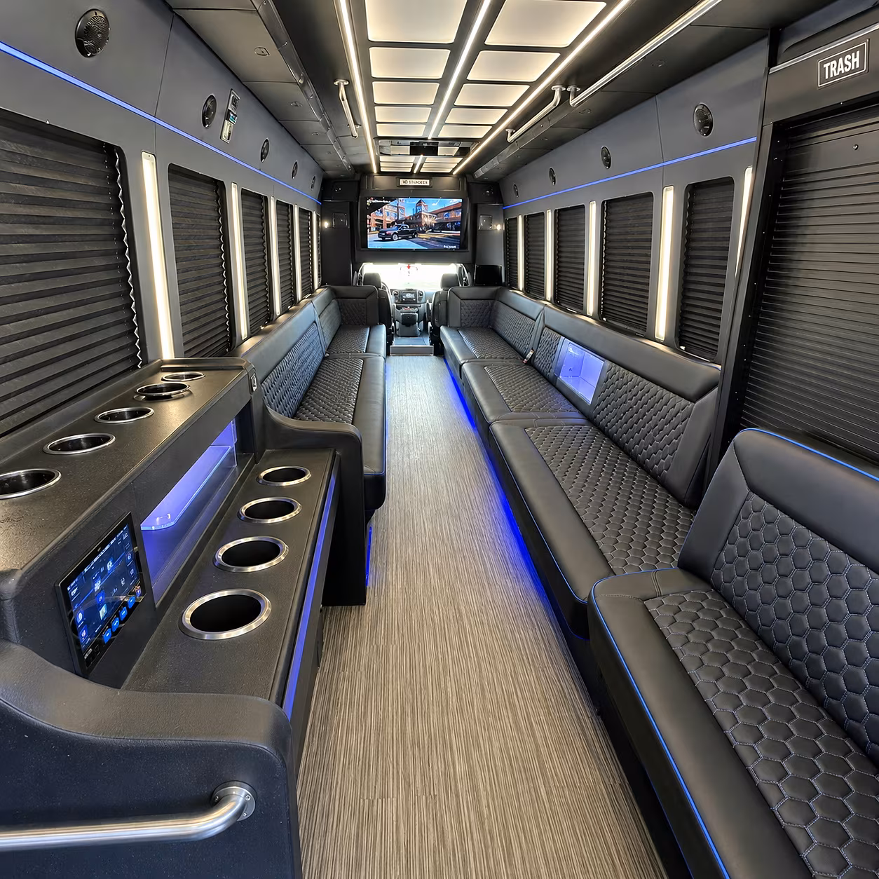 sparks party bus rentals inside