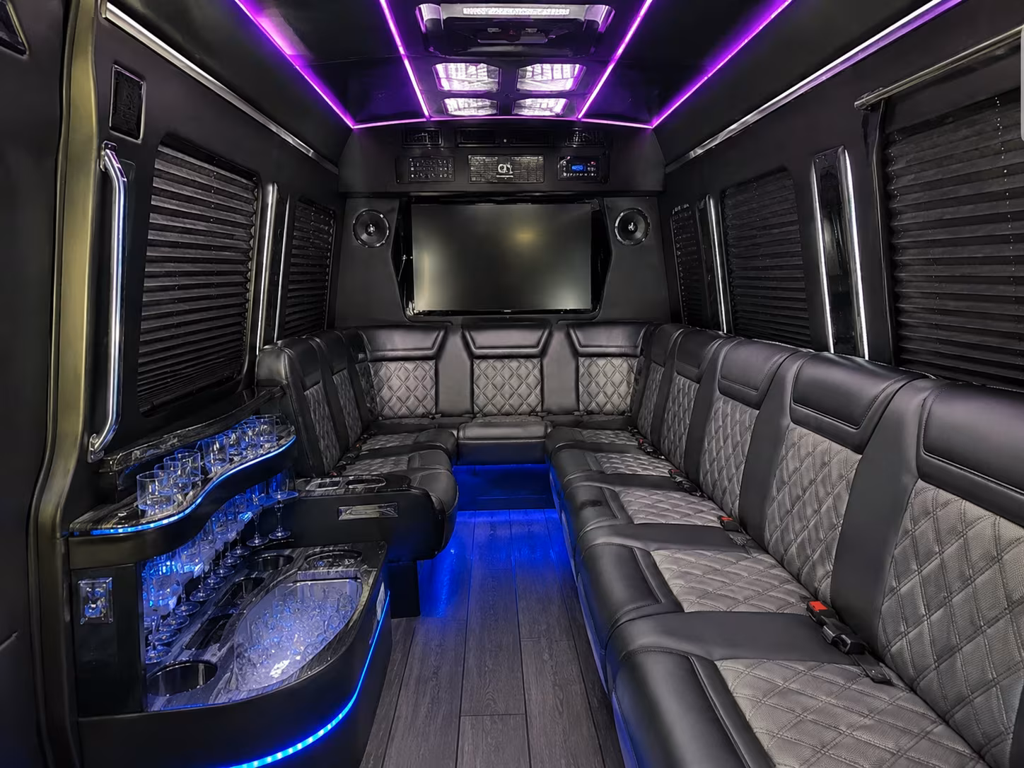 sparks sprinter limousine inside