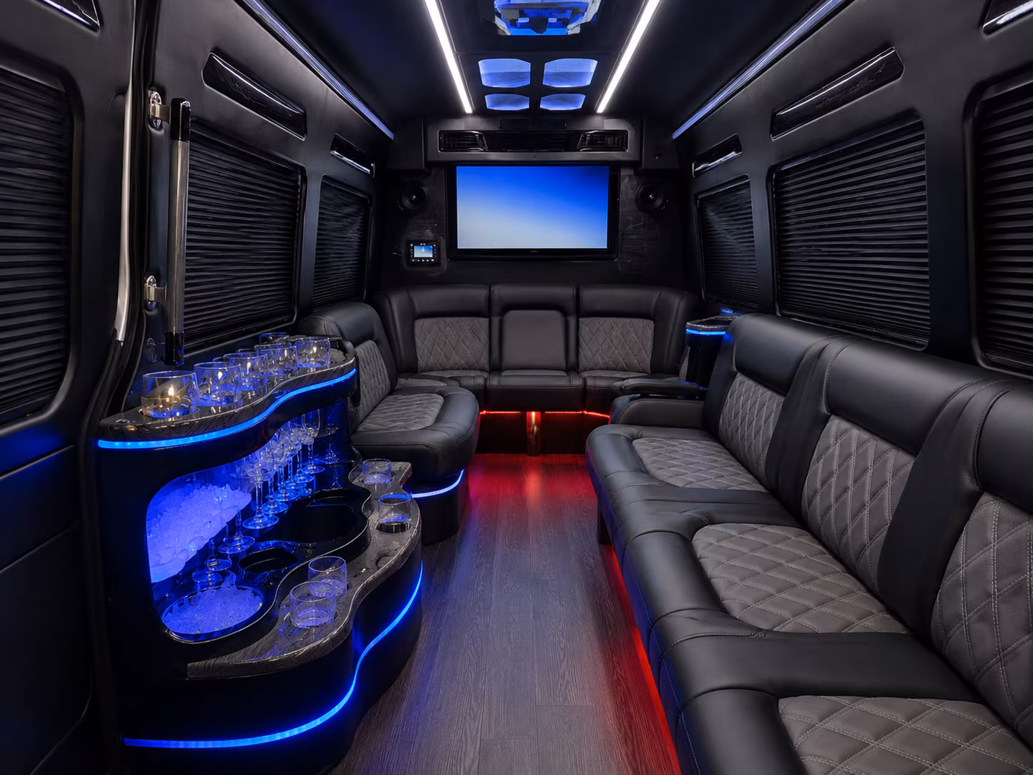 sparks sprinter limousine interior