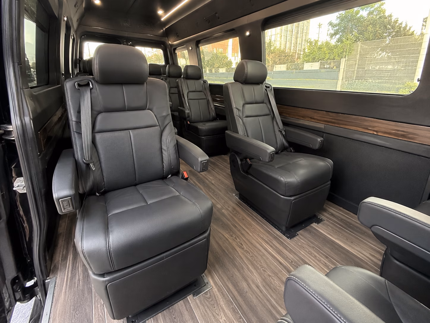 sparks sprinter van with driver interior